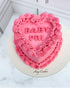 Vintage Cake Corazón